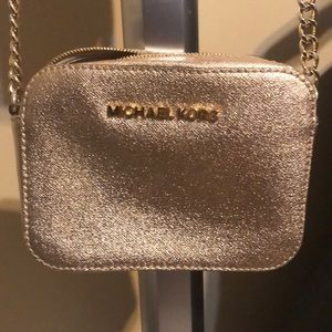 Michael Kors gold crossbody